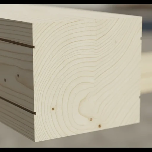 Брус клееный 100*100*5000, сорт АВ