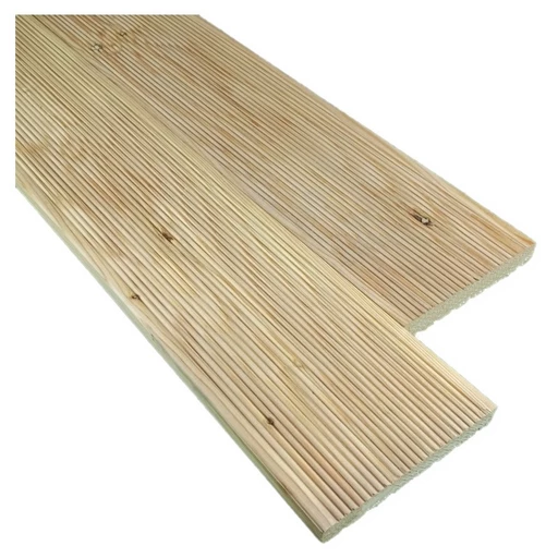 Доска террасная лиственница вельвет 28*142*2000, сорт В (0,284м2)