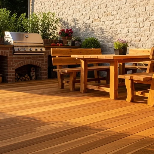 Доска террасная лиственница гладкая 34*142*2000, сорт АВС (0,284м2)