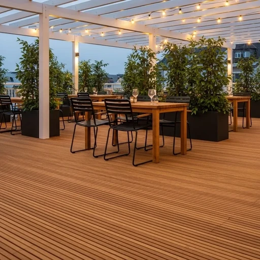 Доска террасная лиственница вельвет 28*120*3000, сорт АВС (0,36м2)