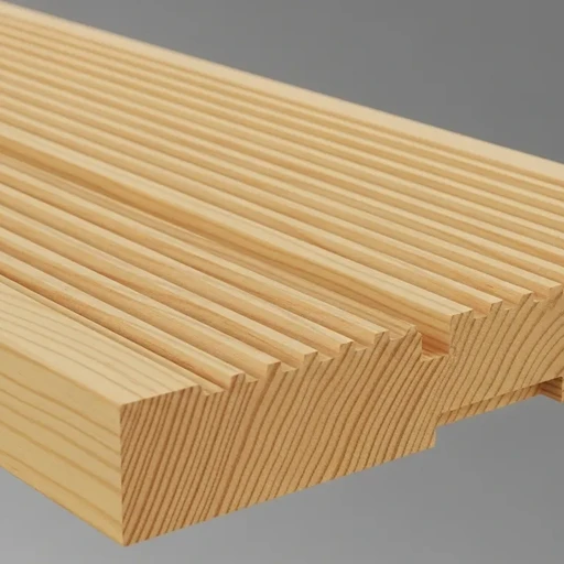 Доска террасная лиственница вельвет 45*90*4000, сорт АВС (0,36м2)