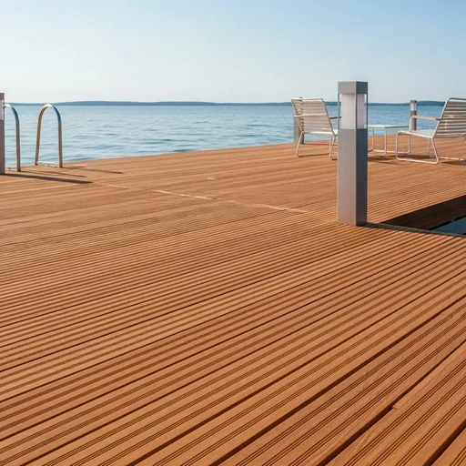 Доска террасная лиственница вельвет 45*120*5000, сорт Э (0,6м2)