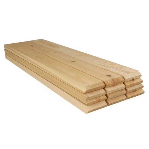 Планкен лиственница скошенный 20*120*6000, сорт ABC (0,72м2)